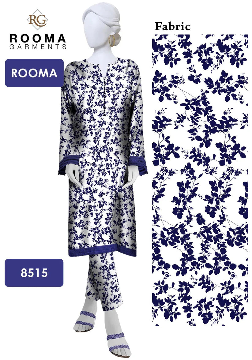 Digital Printed 2 piece Suit Unstitched cotton (Copy) (Copy)