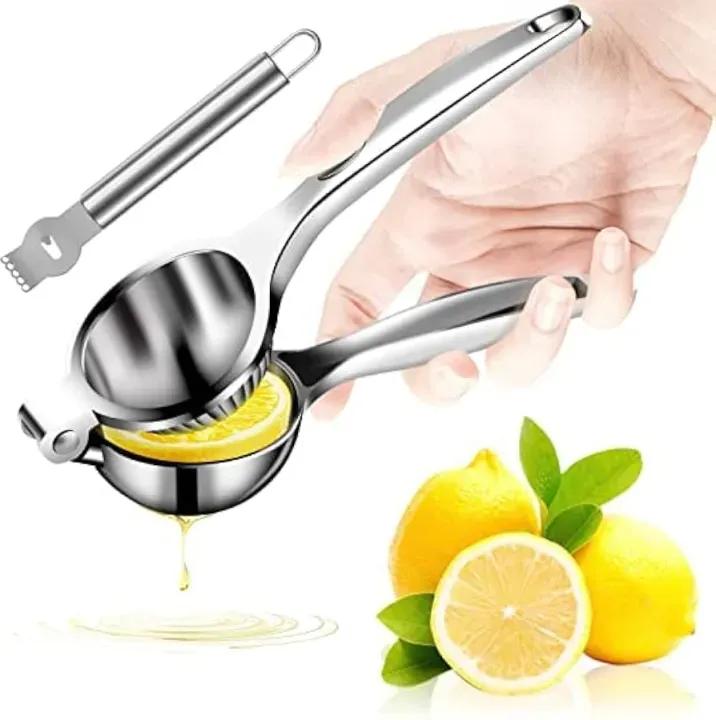 Stainless Steel Lemon Squeezer | Manual Citrus Juicer for Kitchen & Cooking