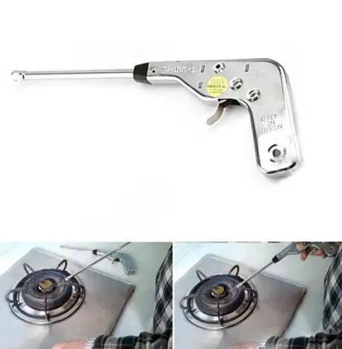 Stainless Steel Gas Lighter | Refillable Kitchen Flame Igniter for Stove & Cooking