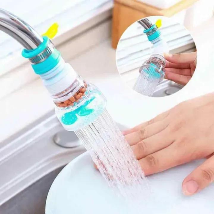 360° Rotating Tap Fan Faucet Attachment | Adjustable Water-Saving Kitchen Sink Sprayer