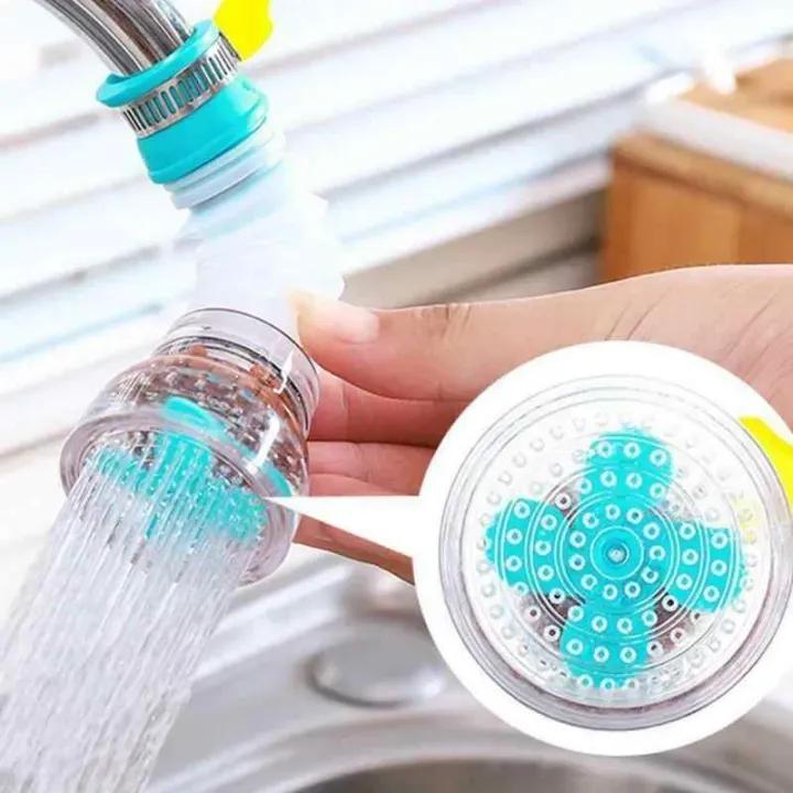360° Rotating Tap Fan Faucet Attachment | Adjustable Water-Saving Kitchen Sink Sprayer