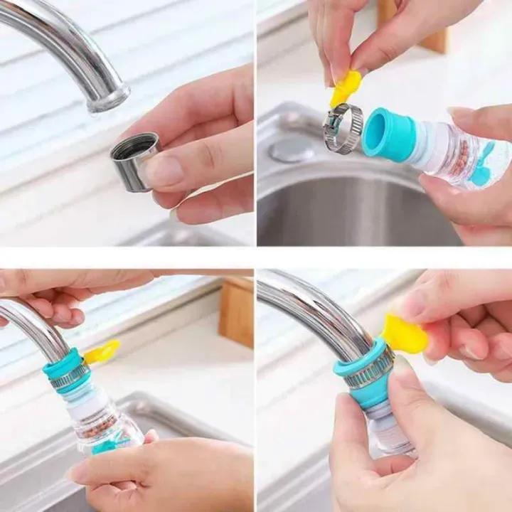 360° Rotating Tap Fan Faucet Attachment | Adjustable Water-Saving Kitchen Sink Sprayer