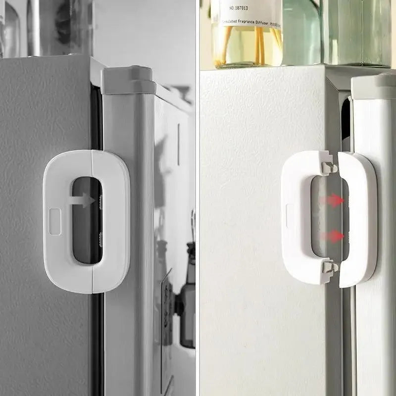 Child Safety Fridge Lock | Baby Proof Refrigerator & Cabinet Lock (1 Pc)