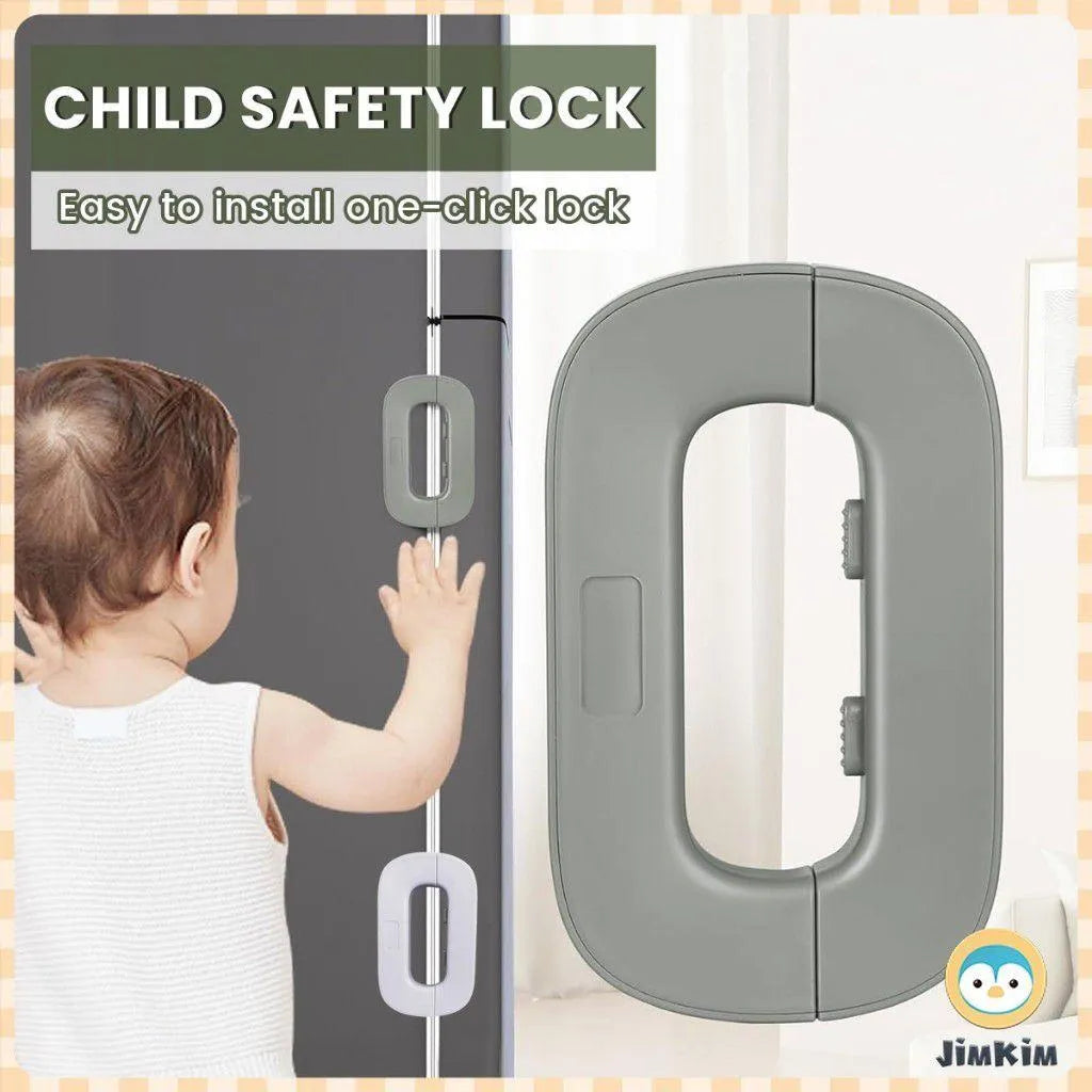 Child Safety Fridge Lock | Baby Proof Refrigerator & Cabinet Lock (1 Pc)