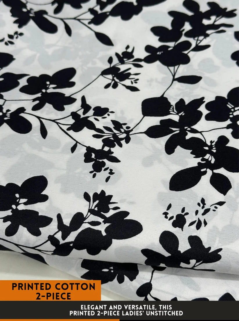 Digital Printed 2 piece Suit Unstitched cotton