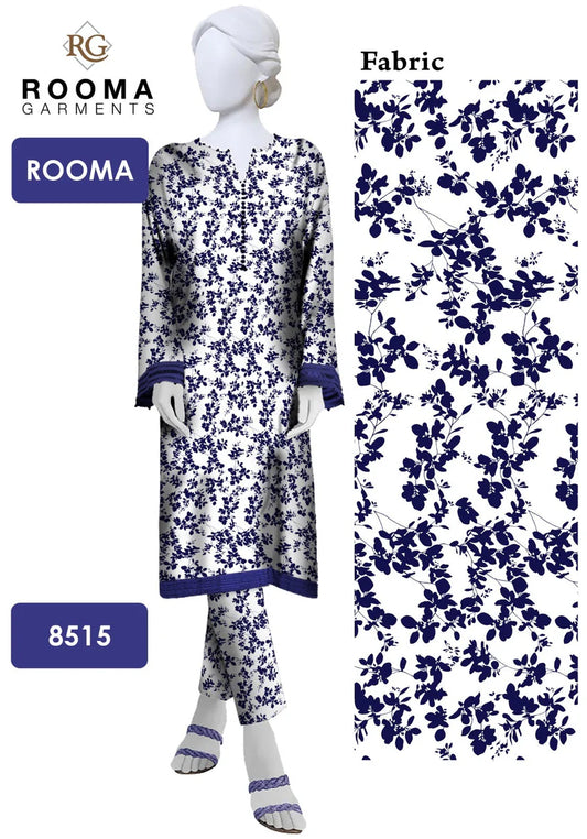 Digital Printed 2 piece Suit Unstitched cotton (Copy) (Copy)