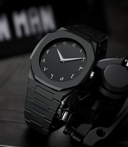 Black Arabic Aura Watch For Men Stylish Aura Watch 100% Original Watch Amazing Smart Watch