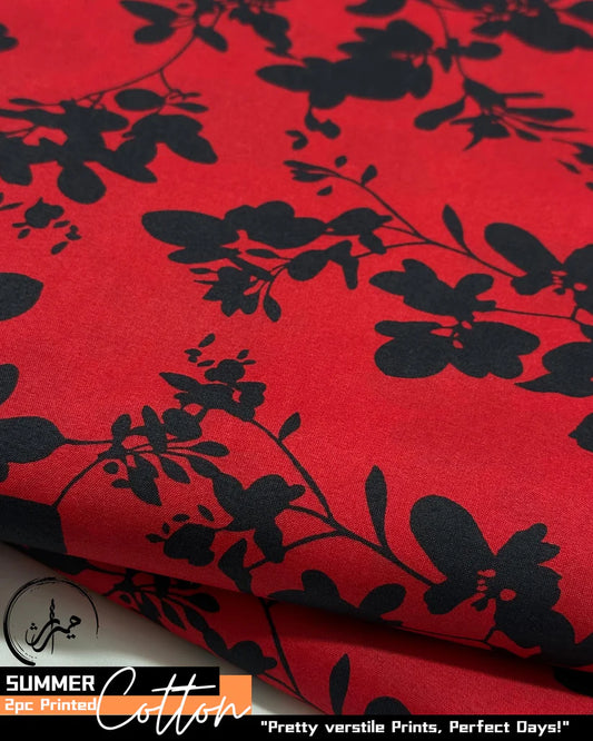 Digital Printed 2 piece Suit Unstitched cotton