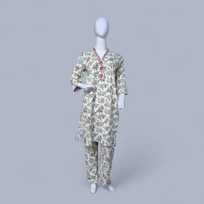Winter Collection 2 Pcs Stitched Micro Polo Cotton Women Dress Marina Wool Specially