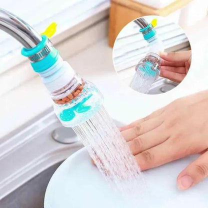360° Rotating Tap Fan Faucet Attachment | Adjustable Water-Saving Kitchen Sink Sprayer