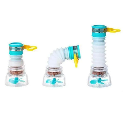 360° Rotating Tap Fan Faucet Attachment | Adjustable Water-Saving Kitchen Sink Sprayer
