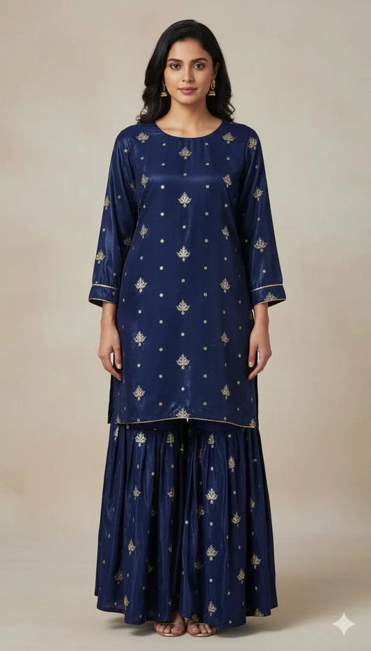 2 Pcs Women's Stitched Lawn Printed Suit