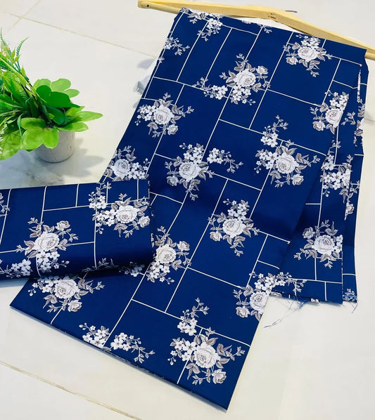 Digital Printed 2 piece Suit Unstitched cotton