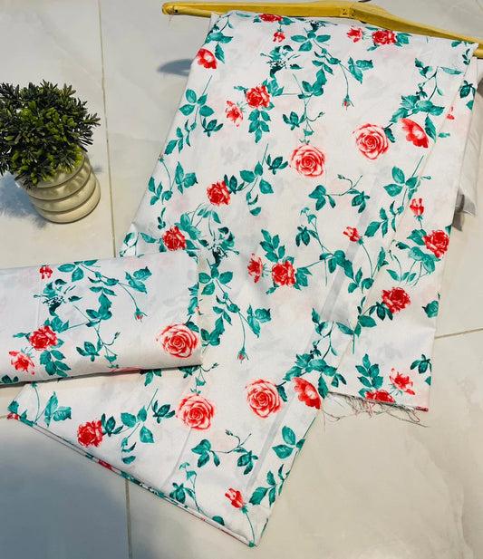 Digital Printed 2 piece Suit Unstitched cotton