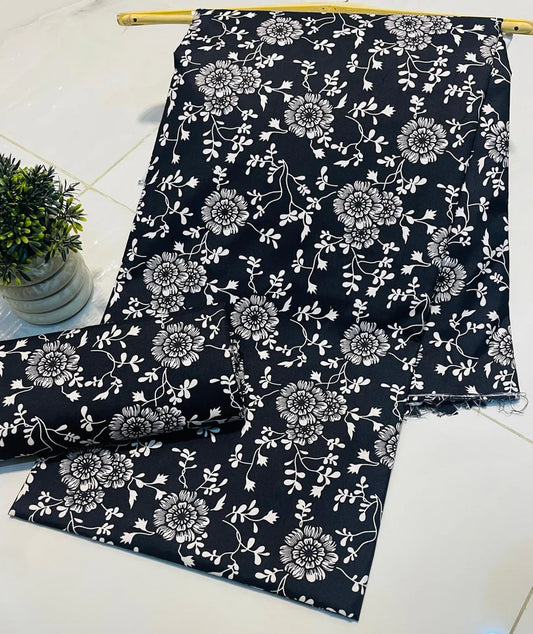 Digital Printed 2 piece Suit Unstitched cotton